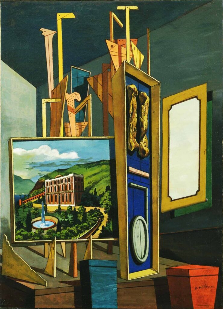 Büyük metafizik iç mekan, Giorgio de Chirico