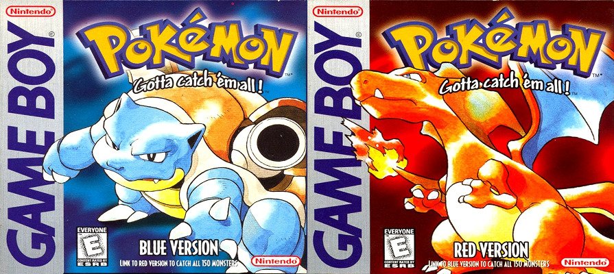 Pokemon Red and Blue cover