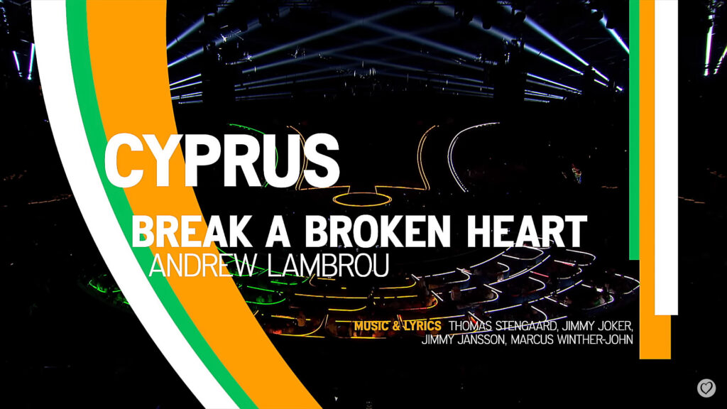 2023 Eurovision Hangi Ülke Kazandı? Kıbrıs "Break a Broken Heart" Cyprus Andrew Lambrou